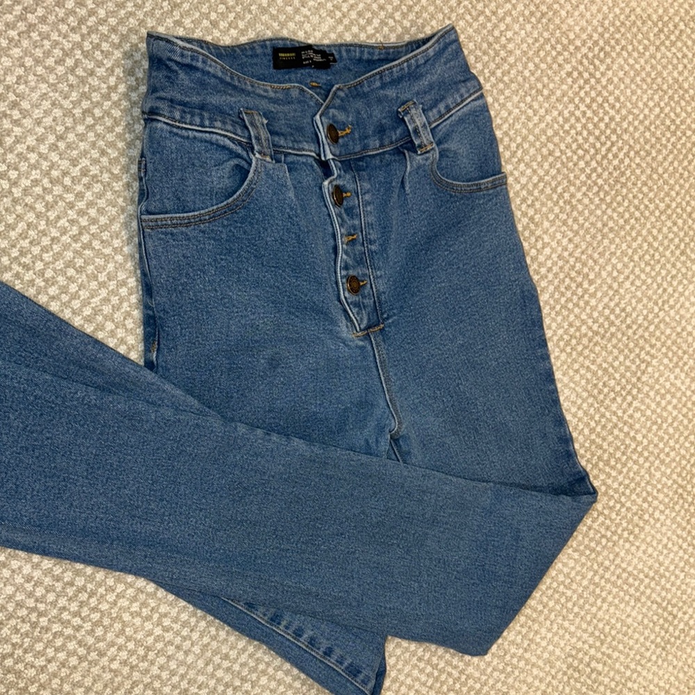 Women's Blue Jeans high rise - Picture 6 of 9